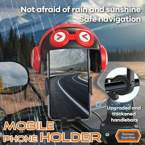 Tktouci Cell Phone Holder for Bike Navigation GPS Viewing Calling — view 3