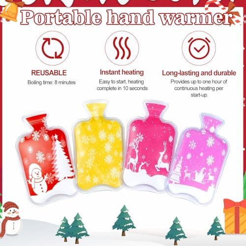8 Pack Reusable Click Hand Warmers - Instant Gel Pocket Heat Pads — view 4