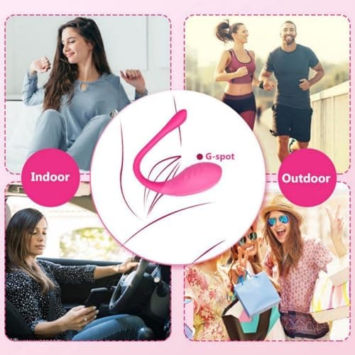 Wireless L.ove E.GGS Vibratiers Women's Mini Vibrat.o.rs Vibrating Massage Tools for Date Night Wearable Vibrabrater for Women Remote Control Bluetooth App Vibrabrater Small HY15 — view 6