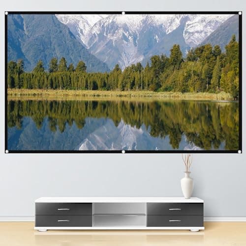 4K HD Screen, Non-Iron Portable Projection Canvas Projection Projection — view 4