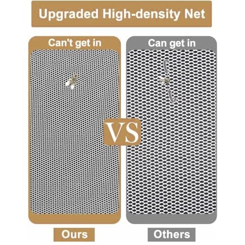 2 Pcs White Food Covers, Food Covers Mesh Pop Up, 16In, Collapsible — view 3