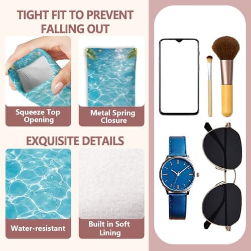 GLOBLELAND 2 Pcs Swimming Pool Soft Glasses Case — view 3