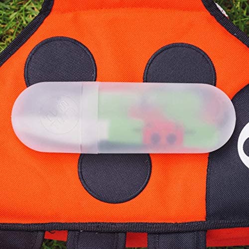 TUM TUM Toddler Cutlery Set with Travel Case, 3 Pcs Kids Cutlery Set Stainless Steel Includes 1 x Fork/Spoon/Knife, Kids Travel Cutlery Sets, BPA Free (Ladybird) — view 5