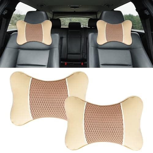 2 Pcs Car Headrest Pillow,Neck Support Pillow for Driving,Car Head Cushion