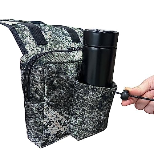 MYDAYS ATV Saddle Bag,Cargo Tank Phone Bag Storage Luggage for ATV UTV Snowmobile Motorcycle (Camo) — view 6