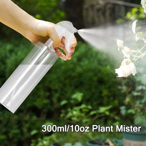 3 Pack Plastic Water Spray Bottle for Hair, 10 oz/300ml Plastic Empty Mister Spray Bottles for Cleaning, Cooking, Plant, Pet (Not Continuous) — view 4