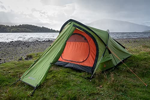 Vango Hydra 200 Lightweight 2 Man Tent for Hiking, Trekking, Camping, 5000mm HH, Semi-Geodesic Design with Alloy Poles, Pine — view 6