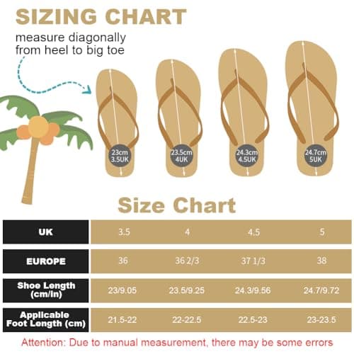 Aomig Unisex Flip Flops Ladies Girls Mens Flatform Beach Flip-Flop Slim PVC Flip Flops Women's Yoga Mat Comfortable Beach Platform Sandals Slip-Resistant Flat Flip Flop for Shower(Gold-7 UK) — view 2