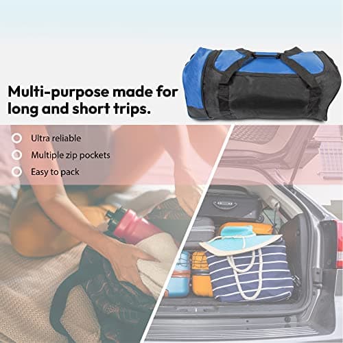 iN Suitcase Large - Foldable Wheeled Holdall - Travel Bag with Wheels — view 4
