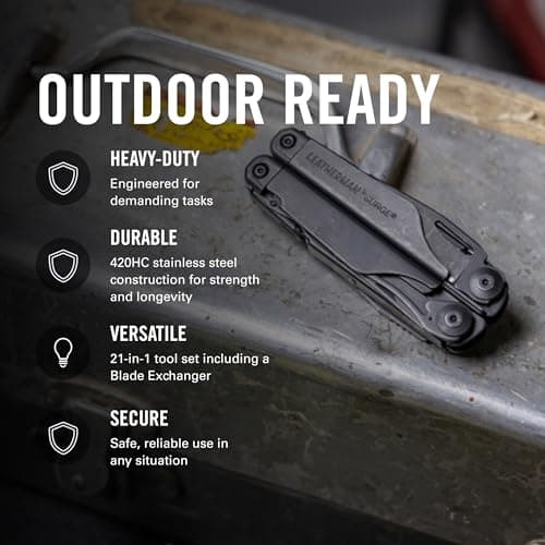Leatherman Surge Multi-Tool, Stainless Steel — view 4