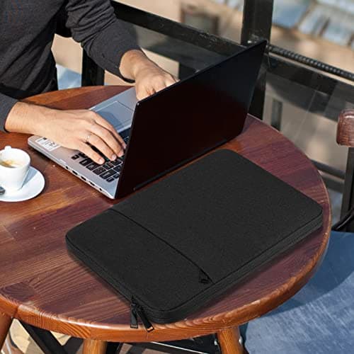 Chelory 15.6 Inch Laptop Sleeve for 16 Inch MacBook Pro/Max 2019-2026, Laptop Case for 15.6 16 Inch Notebook Computer Ultrabook Shockproof Protective Cover Water Resistant Carrying Bag, Black — view 6