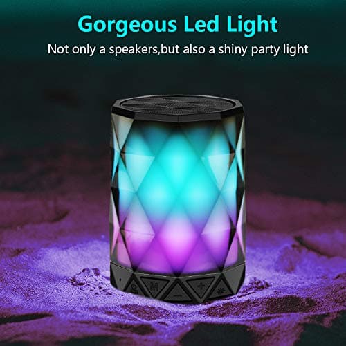 LFS Portable Bluetooth Speaker with Lights, TWS Stereo Pairing — view 2