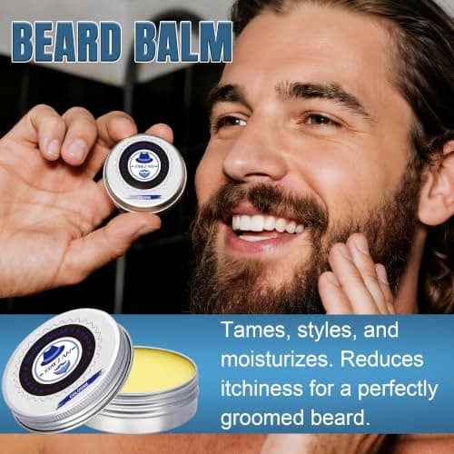 XIKEZAN Beard Grooming Kit for Men Gifts/Cologne-Soften,Soothe Beard — view 6