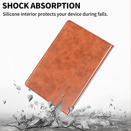 Gexmil Leather Case for iPad Mini 7 A17 Pro/iPad Mini 6 Gen 8.3 Inch,Brown — view 4