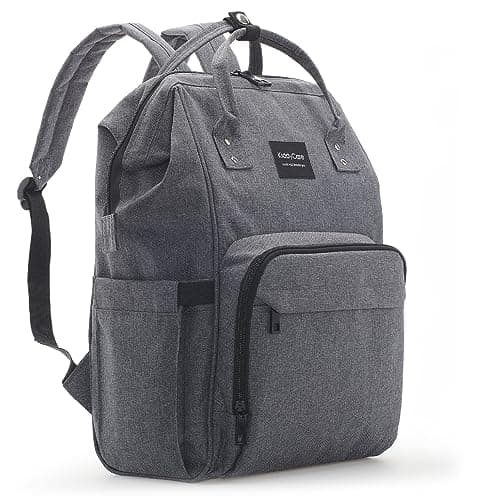 KiddyCare Multipurpose Waterproof Baby Changing Backpack | Unisex, Stylish Maternity Bag - Dark Gray