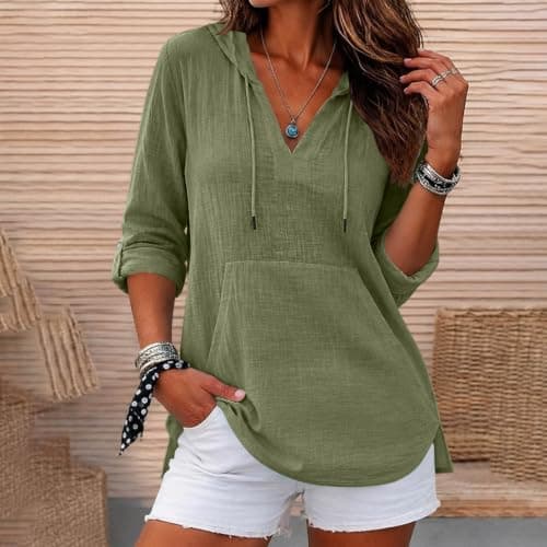 Women's Overhead Hoodie, Sweatshirt, for Road Trips and Walking, Sweat Top — view 2