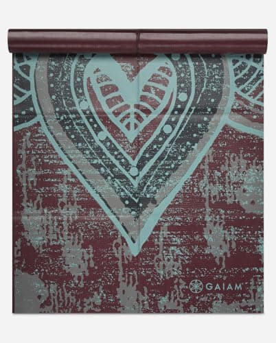 Gaiam Yoga Mat Folding Travel Fitness & Exercise Mat | Foldable Yoga Mat for All Types of Yoga, Pilates & Floor Workouts, Be Free, 2mm, 68"L x 24"W x 2mm Thick — view 6
