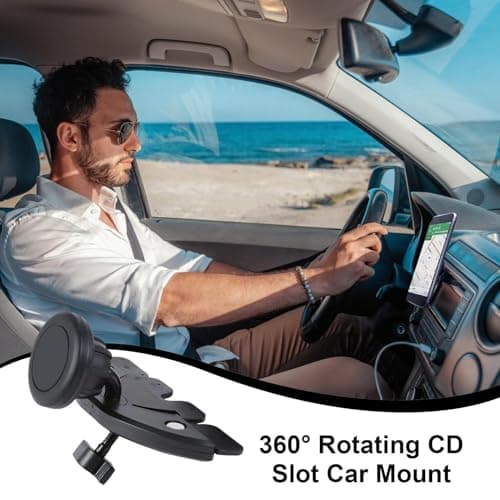 Magnetic Phone Holder for Car Rotatable Smartphone Bracket — view 3