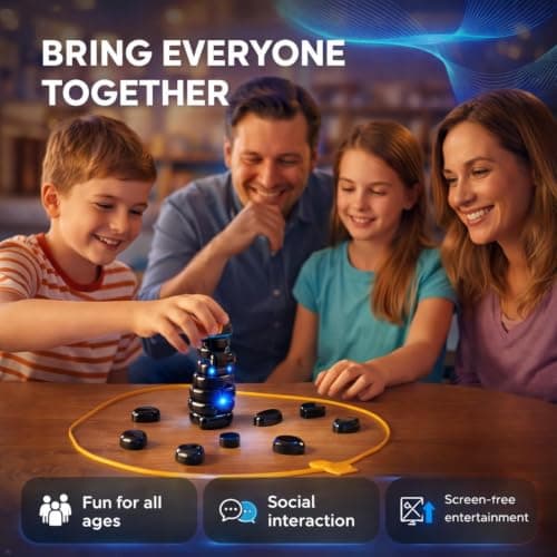 Evapure Magnetic Chess Game with 20 Magnetic Stones for Adults, Portable Strategy Table Game for Travel, Camping, Outdoor, Gatherings & Outdoor Use – Seamless Gaming Experience — view 4