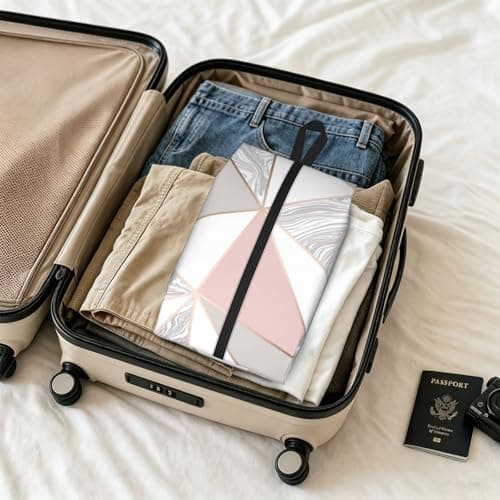 Pink Rose Gold, Travel Shoe Bags 2 Pack, Waterproof Shoe Storage Bags, Shoe Organizer for Travel and Home — view 5