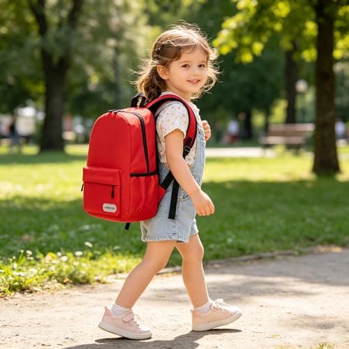 POWOFUN 12 inch Kids Elementary Backpack Lightweight Casual Travel — view 4