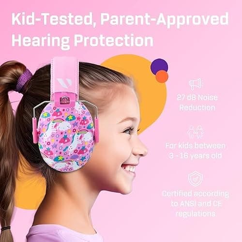 Kids Ear Defenders - Noise Cancelling Headphones - Unicorn Dream — view 2
