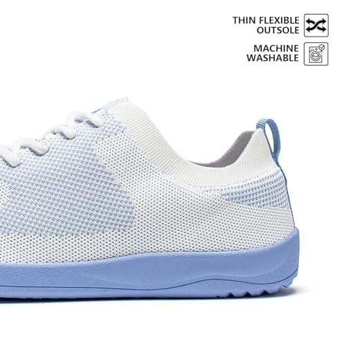 HOBIBEAR Women Barefoot Shoes Men Wide Toe Box Trail Running Mesh Trainers Breathable Comfortable Zero Drop Sole Minimalist for Outdoor Casual Daily Gym Travel Training Walking Purple 5 — view 4