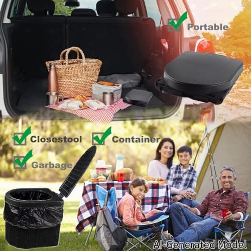 KINSPORY Portable Toilet, Camping Toilet, Camping WC — view 6