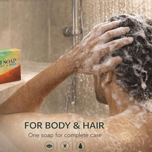 BML 1 x Hajj Soap Halal Fragrance Free Soap Bar for Body and Hair Unscented Ihram Friendly Soap for Hajj and Umrah Travel Gentle Daily Cleansing Bar Suitable for Sensitive Skin — view 3
