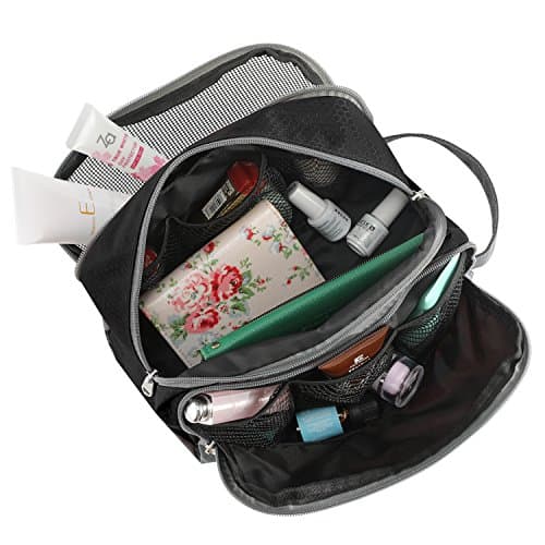 Gonex Men's Toiletry Bag, Water-Resistant Nylon Travel Wash Shower Bag — view 5