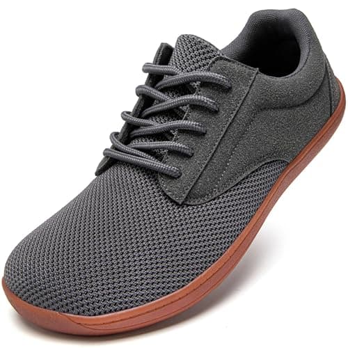 Oltyutc Barefoot Shoes Mens Trainers Wide Fit Shoes Grey Size 8 UK