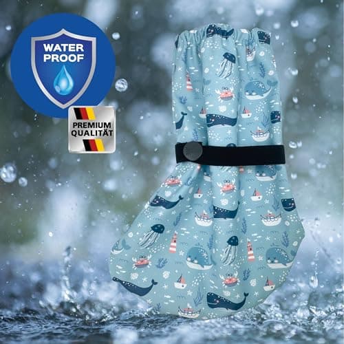 HECKBO baby rain booties without fleece rain shoe covers - Sea - 3-18 months - overshoes crawling shoes — view 3