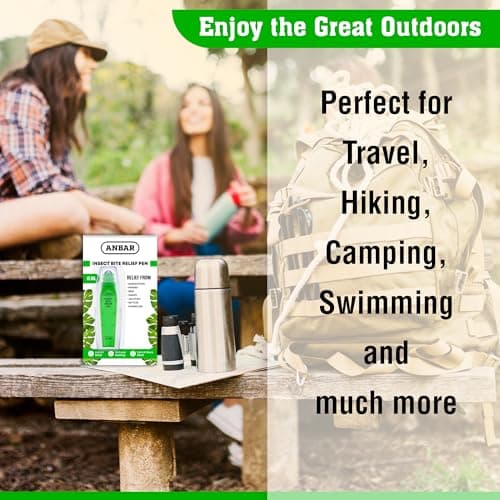 Anbar Bug Bite Relief Pen for Mosquitos, Wasps, Nettles, and Insects, 15 mL, Fast Acting Instant Relief, Deet Free, Gentle on Sensitive Skin, Anti-Itch Support for Kids and Adults — view 6