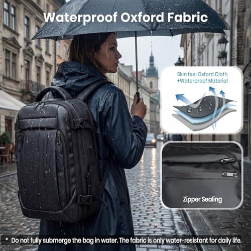Tavoxda Vacuum Backpack Travel Bag with Pump, 40x30x20 Underseat Cabin Bag — view 6