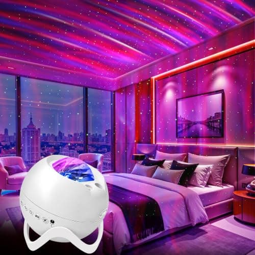 MHAZDZE Galaxy Projector,Galaxy Projector Light for Bedroom,Night Light