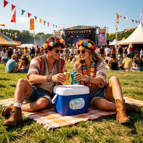 Insulated Cooler Box 6L Portable Lightweight Insulated Ice Chest — view 6