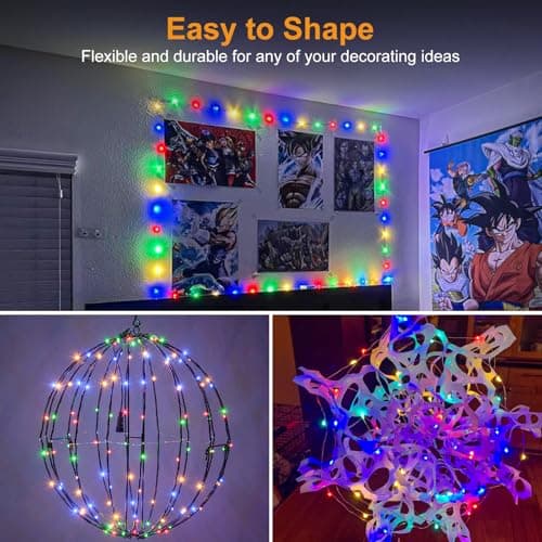 btfarm 3 Pack 3 Modes Fairy Lights Battery Operated, 2M 20 LED String Light — view 4