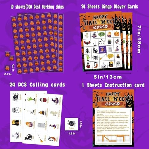 Card Games for Kids Halloween Family Gatherings Interactive Party Board — view 5