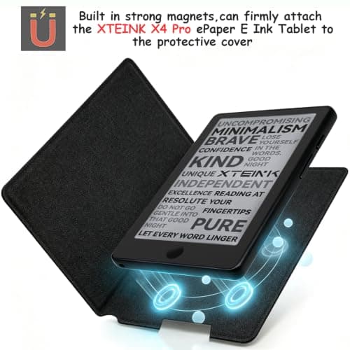 Magnetic Case for 4.3" Xteink X4 Pro Pocket eBook Reader, (Misty Forest) — view 3