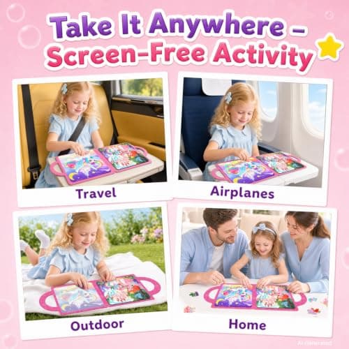 Magnetic Puzzle for Kids 3-8 – Unicorn Travel Puzzle with Carry Handle — view 5