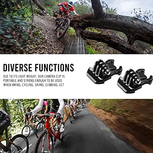 JJOnlineStore - 2x Quick Release Buckle Clip Basic Strap Harness Mount Compatible for Go Pro Hero 1 2 3 3+ 4 5 6 7 8 & Max Action Video Photo Camera — view 6