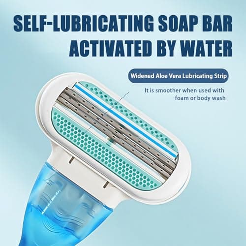 8PCS Razor Heads For Women - Suitable For The Gillette Venus Women's Razor Blade Refill Pack - Smooth 3 Layer Blade & Pivoting Head - Effortless Shave For Bathroom, Travel, Beach Party — view 2