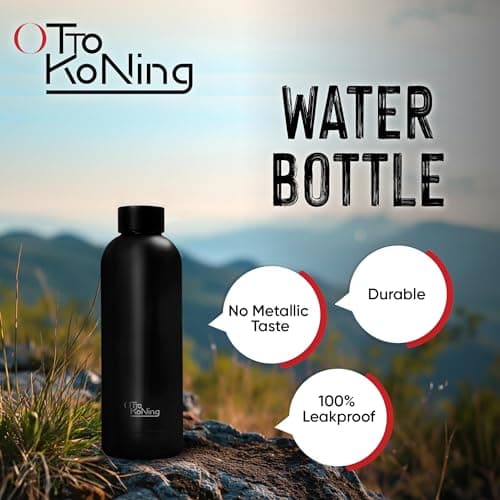 OTTO KONING Water Bottle 500ml Insulated Stainless Steel Flask — view 2