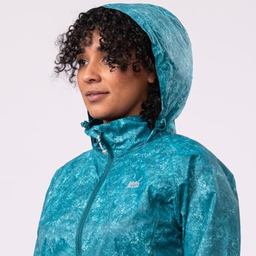 Mac in a Sac Origin II Waterproof Packable Jacket Unisex, M, Teal Etch — view 5