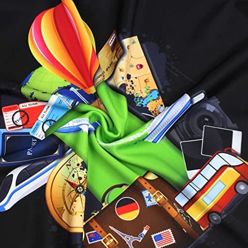 Explore Land Travel Luggage Cover Suitcase Protector Fits 18-22 Inch Luggage (Travel, S) — view 4