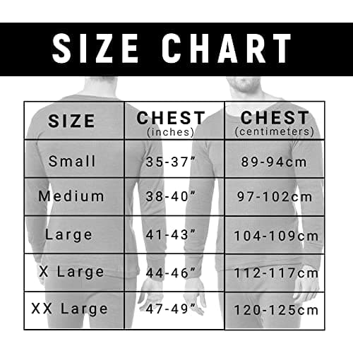 Heatwave® Pack of 2 Men's Thermal Long Sleeve Top, Warm Underwear Baselayer, S M L XL XXL Thermals, Large White — view 6