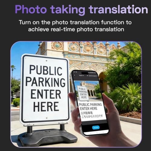 HaloModora Handheld AI Translator Device, 140+ Languages for instant Translation, Online Offline Capability, Lightweight Interpreter for Students and Travelers, Grey(Gray) — view 5
