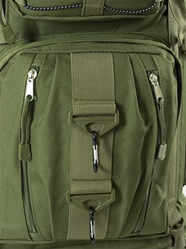 Andes Adtrek Olive Green 120L Hiker Backpack Extra Large Hiking/Camping Luggage Rucksack — view 3
