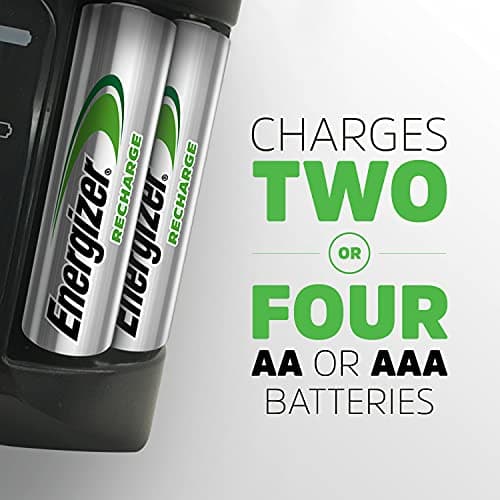 Energizer Recharge Pro Battery Charger + 4 AA Batteries Included 2000 mAh — view 3