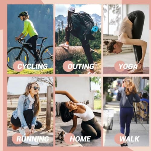 CAMPSNAIL Leggings for Women UK with Pockets High Waisted Trousers for Yoga — view 5